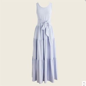 J. Crew XS Broken in Jersey Tiered Maxi Dress